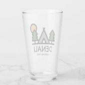 Nationaal park Denali Glas (Achterkant)