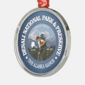 Nationaal park Denali (Hiker C) Metalen Ornament (Links)