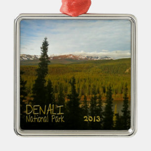 Nationaal park Denali in Alaska Metalen Ornament