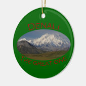 Nationaal park Denali Keramisch Ornament (Links)