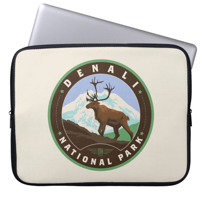 Nationaal park Denali Laptop Sleeve (Voorkant)