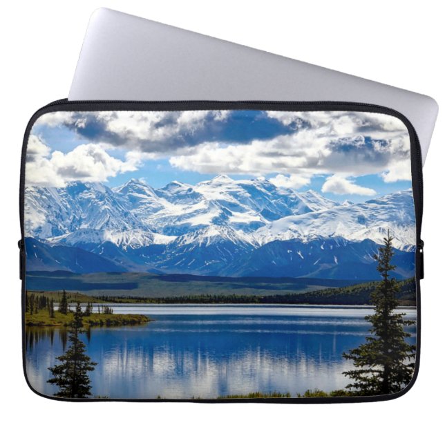 Nationaal park Denali Laptop Sleeve (Voorkant)