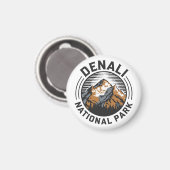 Nationaal park Denali Magneet (Voorkant / Achterkant)