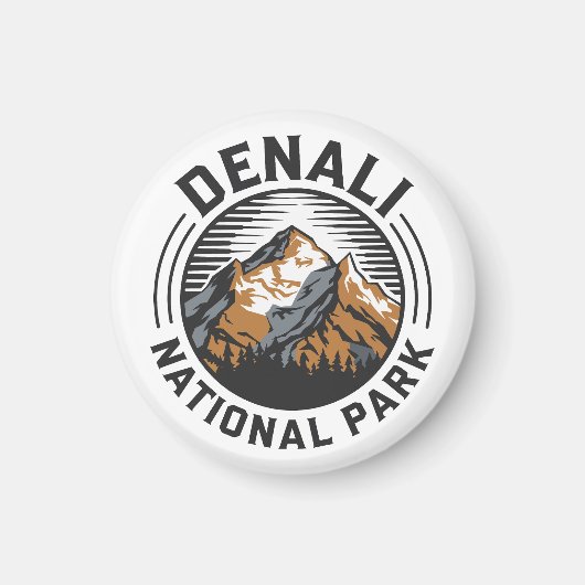 Nationaal park Denali Magneet (Voorkant)