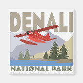 Nationaal park Denali Magneet (Voorkant)