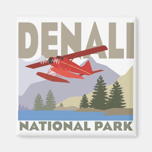 Nationaal park Denali Magneet (Voorkant)