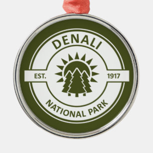 Nationaal park Denali Metalen Ornament