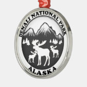 Nationaal Park Denali Metalen Ornament (Links)