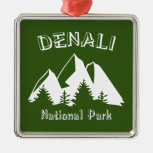 Nationaal park Denali Metalen Ornament