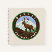 Nationaal park Denali Notitieboek (Voorkant)