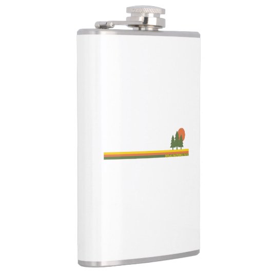 Nationaal park Denali Pine Trees Sun Heupfles (Rechts)