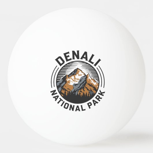 Nationaal park Denali Pingpongbal (Voorkant)