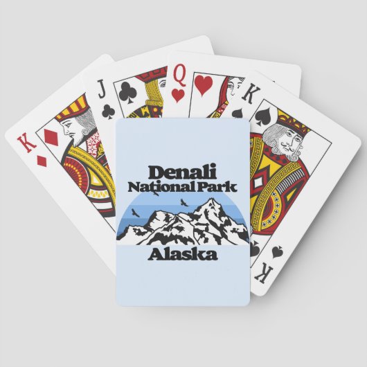 Nationaal park Denali Pokerkaarten (Achterkant)