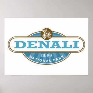 Nationaal park Denali Poster