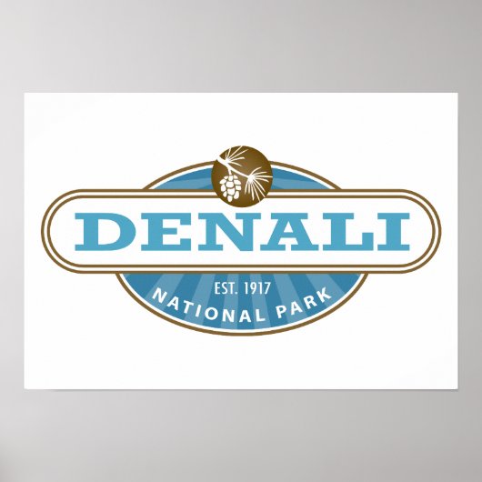 Nationaal park Denali Poster (Voorkant)