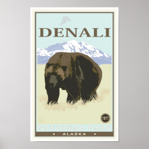 Nationaal park Denali Poster