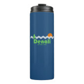 Nationaal park Denali Retro Thermosbeker (Voorkant)