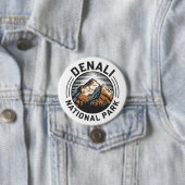 Nationaal park Denali Ronde Button 7,6 Cm (In situ)