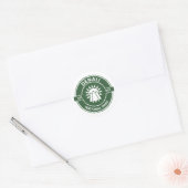 Nationaal park Denali Ronde Sticker (Envelop)