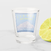 Nationaal park Denali Shot Glass Glas (Achterkant)