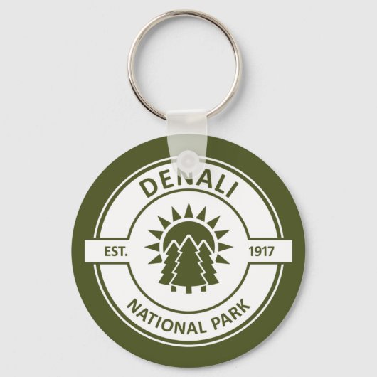 Nationaal park Denali Sleutelhanger (Voorkant)