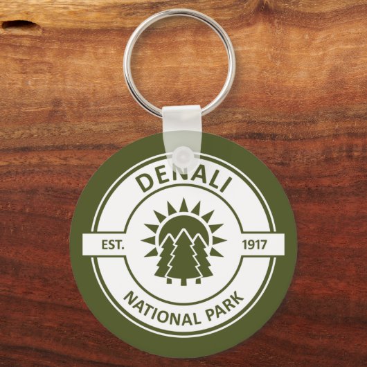 Nationaal park Denali Sleutelhanger (Voorkant)