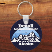 Nationaal park Denali Sleutelhanger (Achterkant)