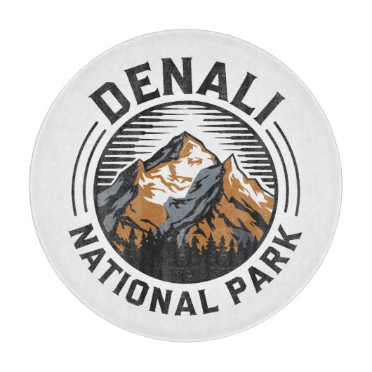 Nationaal park Denali Snijplank (Voorkant)