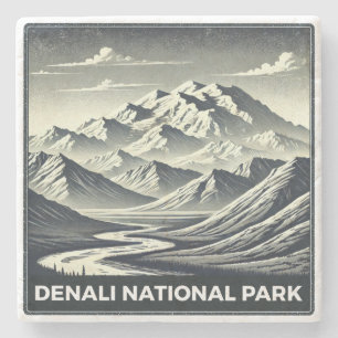 Nationaal park Denali Stenen Onderzetter