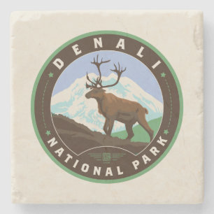 Nationaal park Denali Stenen Onderzetter