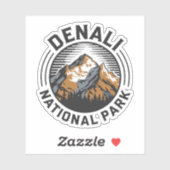 Nationaal park Denali Sticker (Vel)