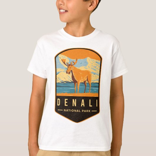 Nationaal park Denali T-shirt (Voorkant)