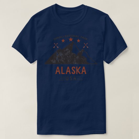 Nationaal Park  Denali T-shirt (Design voorkant)