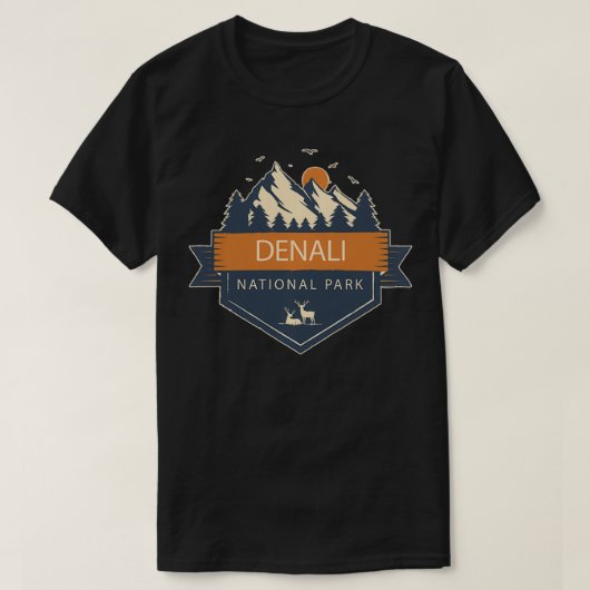 Nationaal park Denali T-shirt (Design voorkant)