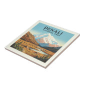 Nationaal Park  Denali Tegeltje (Zijkant)