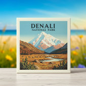 Nationaal Park  Denali Tegeltje