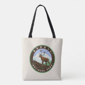 Nationaal park Denali Tote Bag (Achterkant)