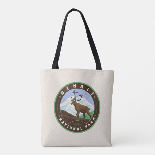 Nationaal park Denali Tote Bag (Achterkant)