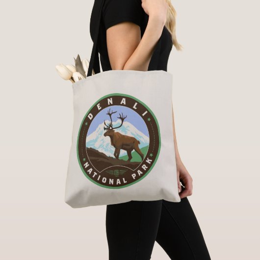 Nationaal park Denali Tote Bag (Dichtbij)