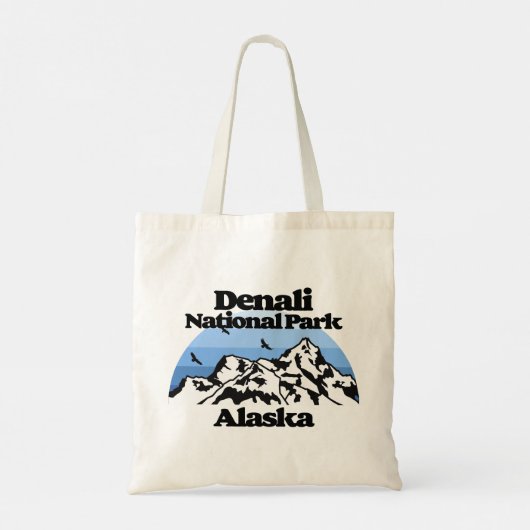 Nationaal park Denali Tote Bag (Achterkant)
