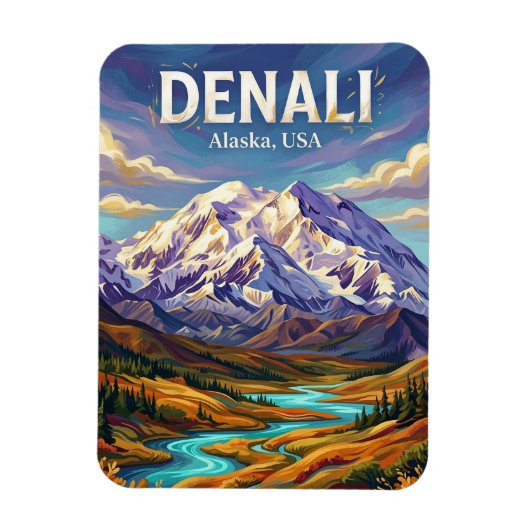 Nationaal park Denali VS Magneet (Verticaal)