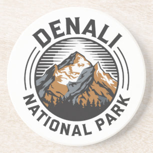 Nationaal park Denali Zandsteen Onderzetter