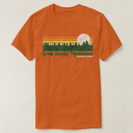 Nationaal Park  Distre Great Smoky Mountains T-shirt (Design voorkant)