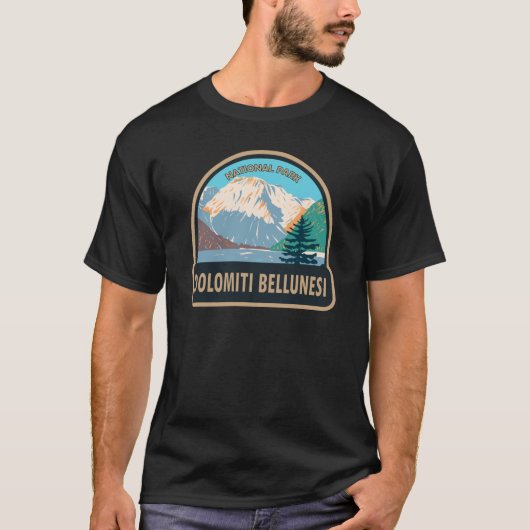 Nationaal park Dolomiti Bellunesi Italië  T-shirt (Voorkant)