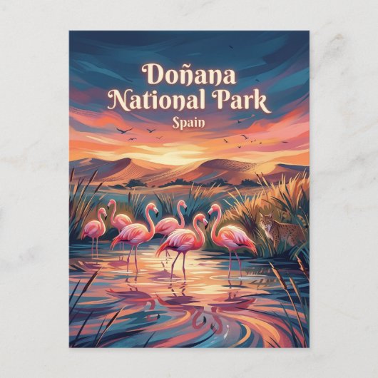 Nationaal park Doñana Spanje Briefkaart (Voorkant)