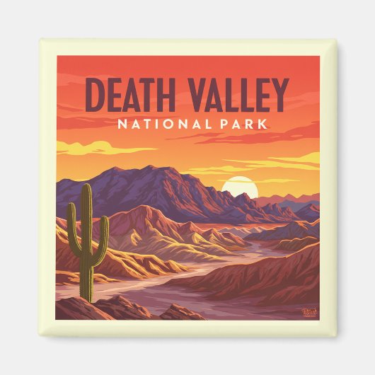 Nationaal Park  doodvallei Magneet (Voorkant)