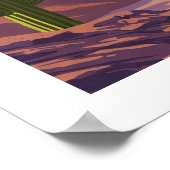 Nationaal Park  doodvallei Poster (Hoek)