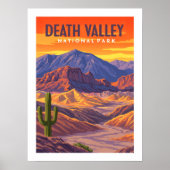 Nationaal Park  doodvallei Poster (Voorkant)