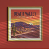 Nationaal Park  doodvallei Poster