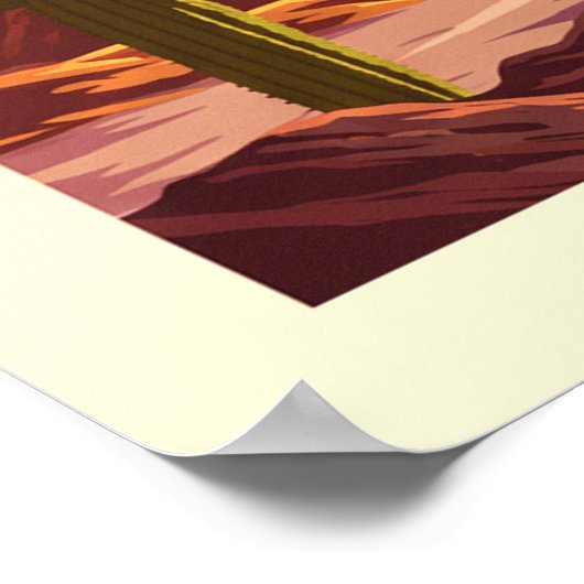 Nationaal Park  doodvallei Poster (Hoek)